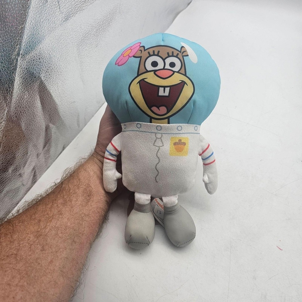 Nickelodeon SpongeBob Sandy Cheeks Plush Stuffed Toy 10" Blue 2021 Soft Cute